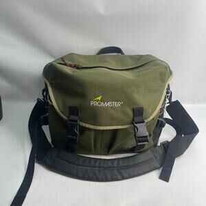 ProMaster Green Large Camera Camcorder Shoulder Bag Carry Case‎ Soft Padded